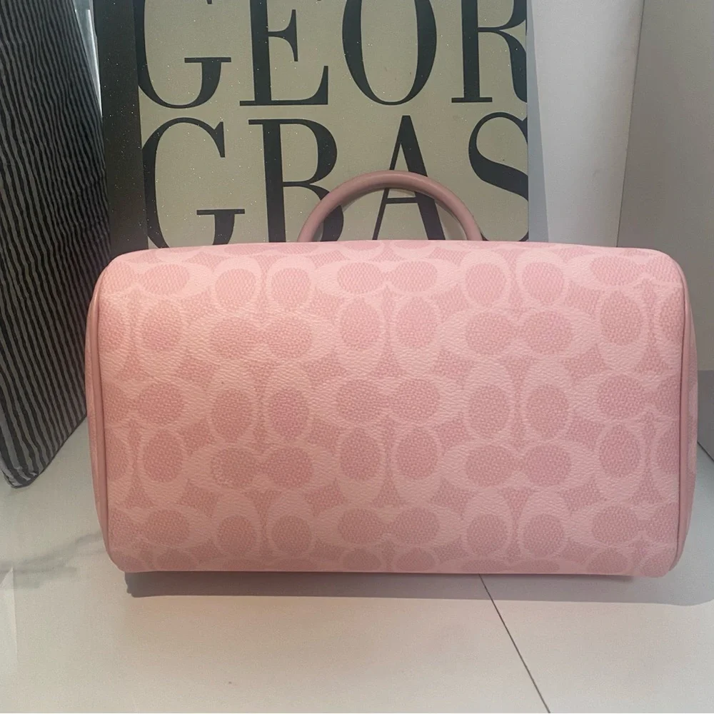 Coach Light Pink Signature Satchel - Picture 5 of 5